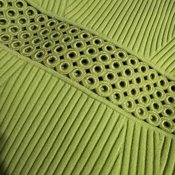 Jonathan Simkhai Loren Compact Crochet Rings Midi Dress - Picture 9 of 11